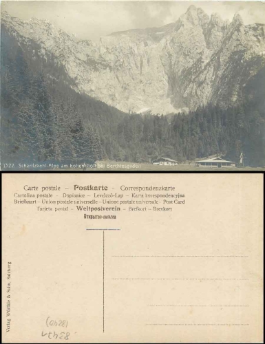 Scharitzkehl-Alpe am hohen Göll bei Berchtesgarden * ca. 1930