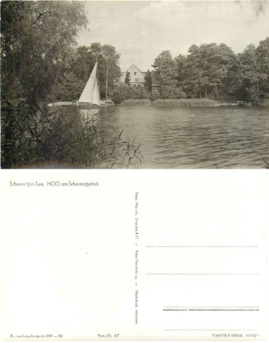 15864 Scharmützelsee Gaststätte Scharmützeleck *1959