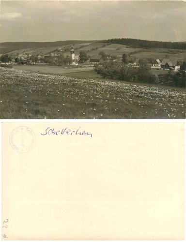 01773 Schellerhau Ore Mountains Print template * 1960