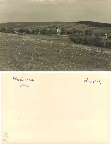 01773 Schellerhau Ore Mountains Print template * 1960