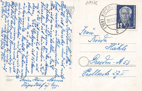 01773 Schellerhau Erzgebirge o 1952