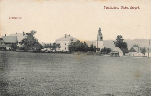 01773 Schellerhau Erzgebirge Sportsheim * um 1910