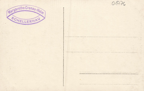 01773 Schellerhau Erzgebirge Margarethe Cronau Heim * um 1930
