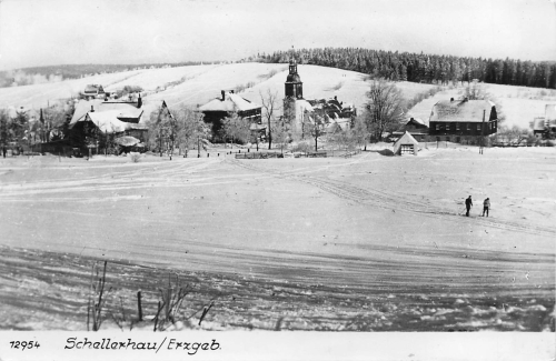 01773 Schellerhau Erzgebirge im Winter * 1959