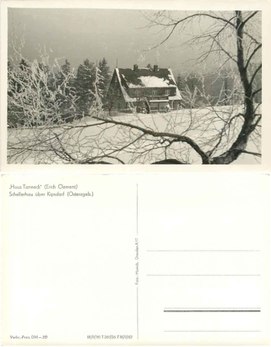 01776 Schellerhau Haus Tanneck  *1956 Hanich