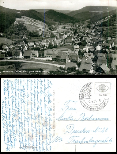 Schenkenzell Schwarzwald o 2.4.1961