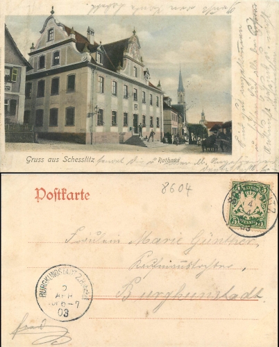 Schesslitz Rathaus o 05.04.1903