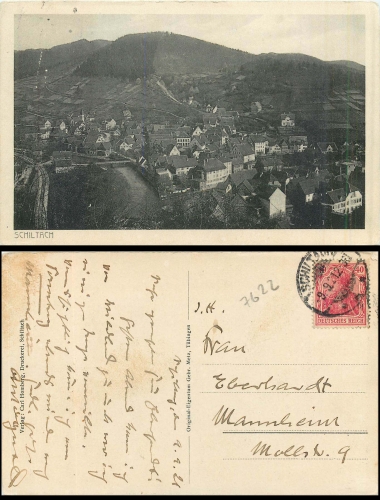 Schiltach Black Forest o 09.09.1921