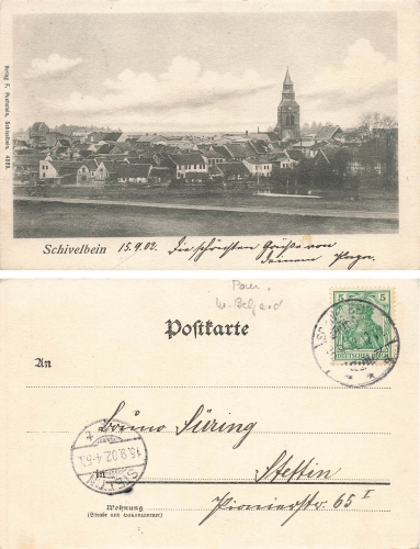 Schivelbein Pommern Swidwin o 1902