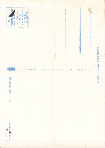 Gliwice Rathaus Schlesien Gleiwitz * um 1961