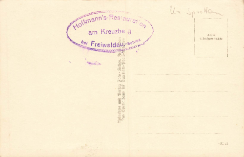 Kreuzbergkirchl near Freiwaldau, Silesia * around 1930