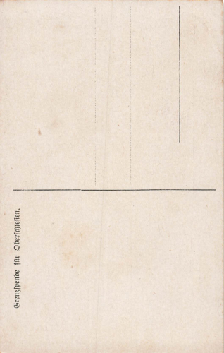 Upper Silesia border donation artist card * circa 1920