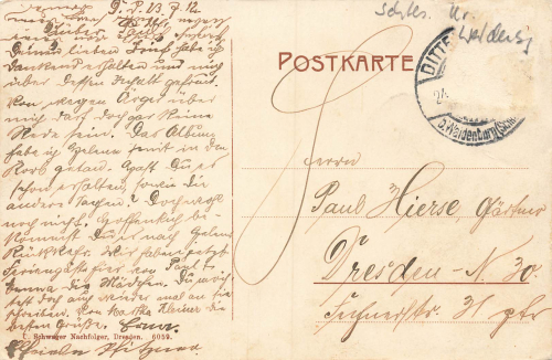 Breitenhain Schlesien Lubachów o 1912