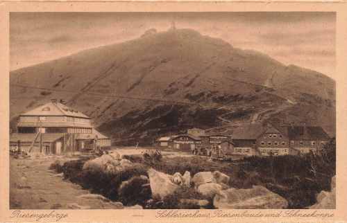 Silesian House Riesenbaude Giant Mountains Silesia * around 1920