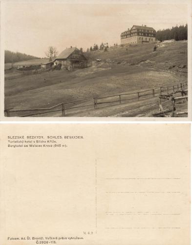Schlesische Beskiden Berghotel am Weissen Kreuz  * um 1930