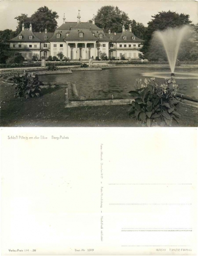 Pillnitz Dresden Schlossgarten *1958 Hanich1099