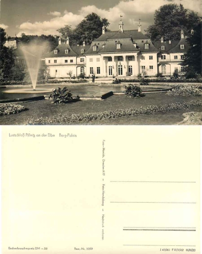 Pillnitz Dresden Schlosspark *1958 Hanich1098
