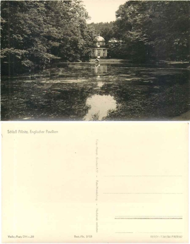 Pillnitz Dresden Schlosspark Englischer Pavillon *1957 Hanich1018