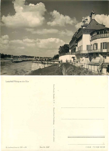 Pillnitz Dresden Wasser Palais *1961 Hanich1247