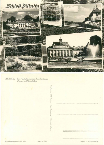 Pillnitz Dresden Mehrbildkarte *1965 Hanich1569