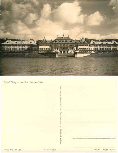Pillnitz Dresden Schloss *1958 Hanich1106