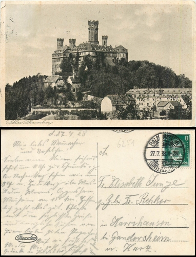 Balduinstein Schloss Schaumburg o 27.7.1928