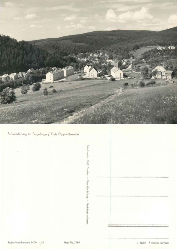 01762 Schmiedeberg Dippoldiswalde *1967 Hanich1789