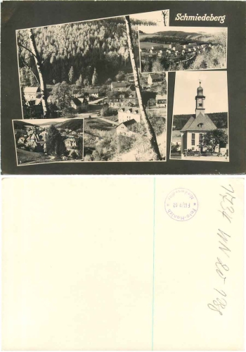 01762 Schmiedeberg Dippoldiswalde Print template *1962 Hanich1734