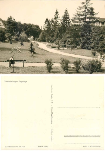 01762 Schmiedeberg Erzgebirge *1963 Hanich1304