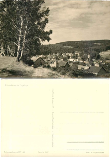01762 Schmiedeberg Erzgebirge *1960 Hanich1307