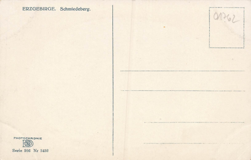 01744 Schmiedeberg Photochromy Series 206 No. 3452 * around 1920