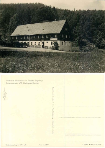 01762 Schmiedeberg Pobeltal Restaurant Wahlsmuhle *1964 Hanich1805