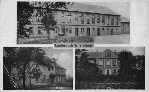 01909 Schmiedefeld bei Stolpen Gasthaus zum Fuchs Kriegerdenkmal Kirche o 1928