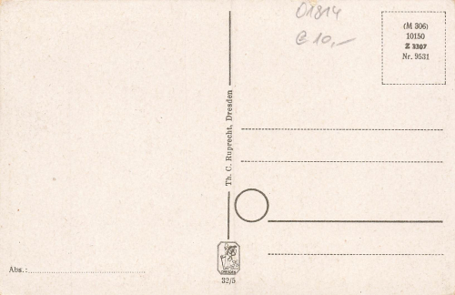 01814 Schmilka Sächsische Schweiz Schrammsteinbaude * um 1940