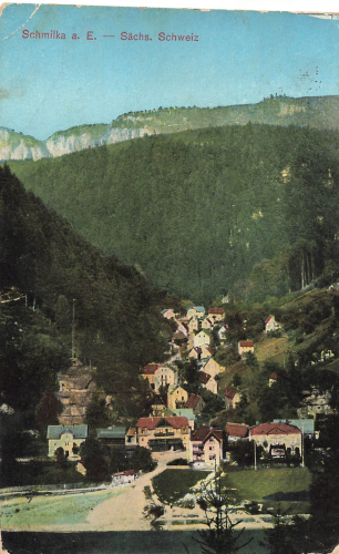 01814 Schmilka Saxon Switzerland or around 1920