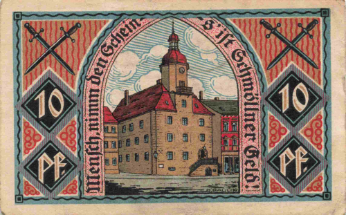 04626 Schmölln Thüringen Notgeldschein 1921