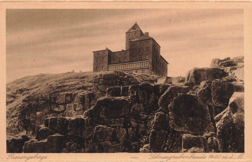 Schneegrubenbaude Riesengebirge Schlesien Sniezne Kotly * um 1920