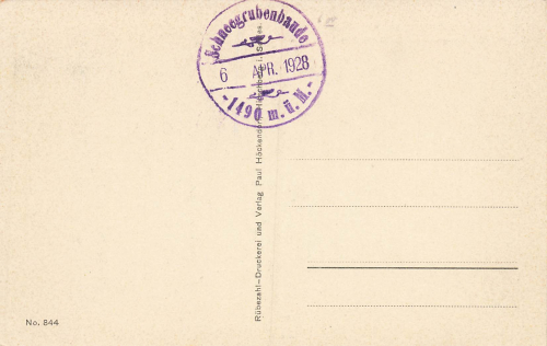 Schneegrubenbaude Riesengebirge Schlesien Śnieżne Kotły * 1928