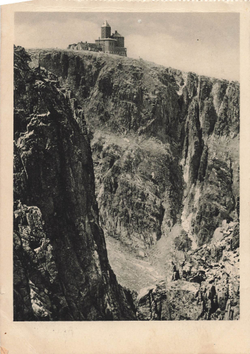 Snow pit building Giant Mountains Silesia Śnieżne Kotły o 1939