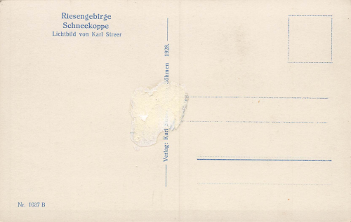 Schneekoppe Riesengebirge Schlesien Śnieżka * um 1930