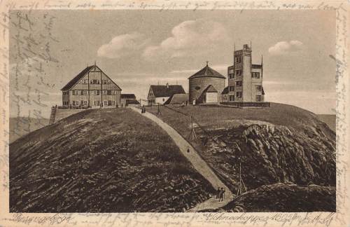 Schneekoppe Riesengebirge Schlesien Śnieżka o 1922