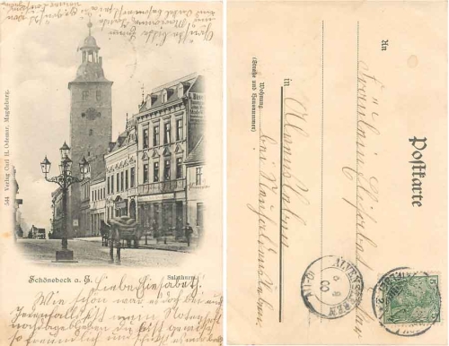Schonebeck Salzthurm o 6.8.1900