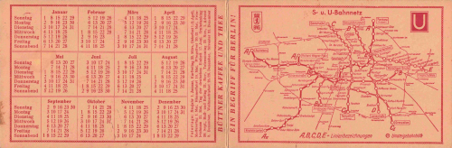 C. A. Büttner Large-Scale Coffee Roastery, Schöneberg, Berlin – Folded Card, 1956