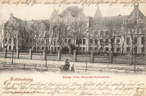 Schoeneberg Berlin Prinz-Heinrichs-Gymnasium o 31.8.1904