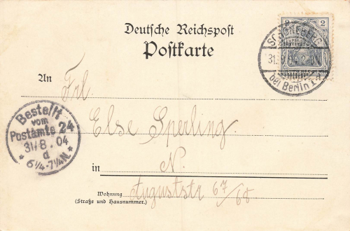 Schoeneberg Berlin Prinz-Heinrichs-Gymnasium o 31.8.1904