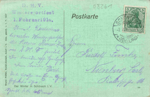 Schöneck Vogtland Mehrbildkarte mit Gastwirtschaft zum alten Söll o 1914