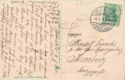 Schöneck Vogtland Streugrünwiesen o 1912