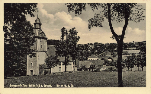 01776 Schoenfeld Dippoldiswalde Erzgebirge * um 1940