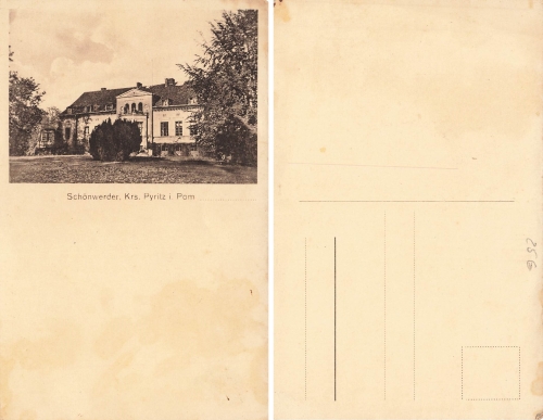Schoenwerder Kreis Pyritz Pommern Ziemomysl  *  um 1920