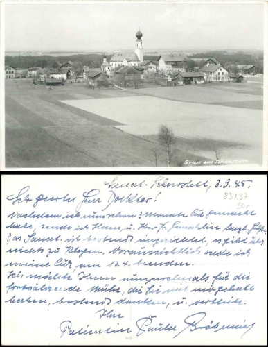 83137 Schonstett gebr. 3.9.1945
